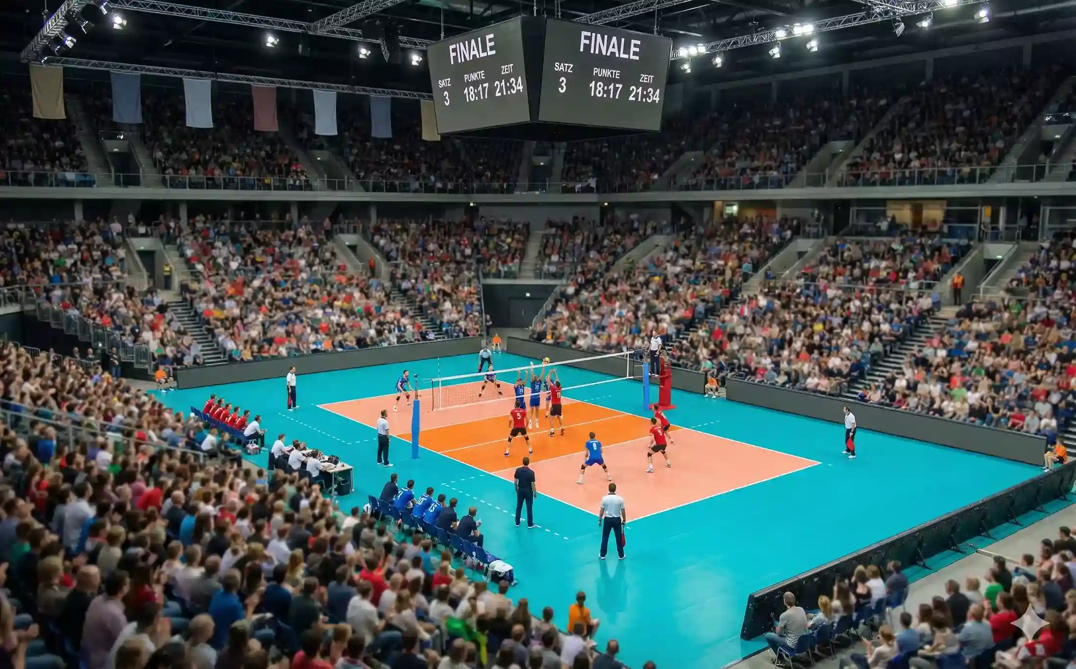 DVV-Pokalfinale in der SAP Arena Mannheim mit vollen Rängen