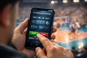 Smartphone-Bild mit Wett-App