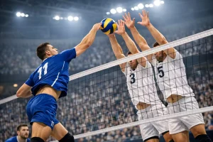 Bild eines Volleyballspiels