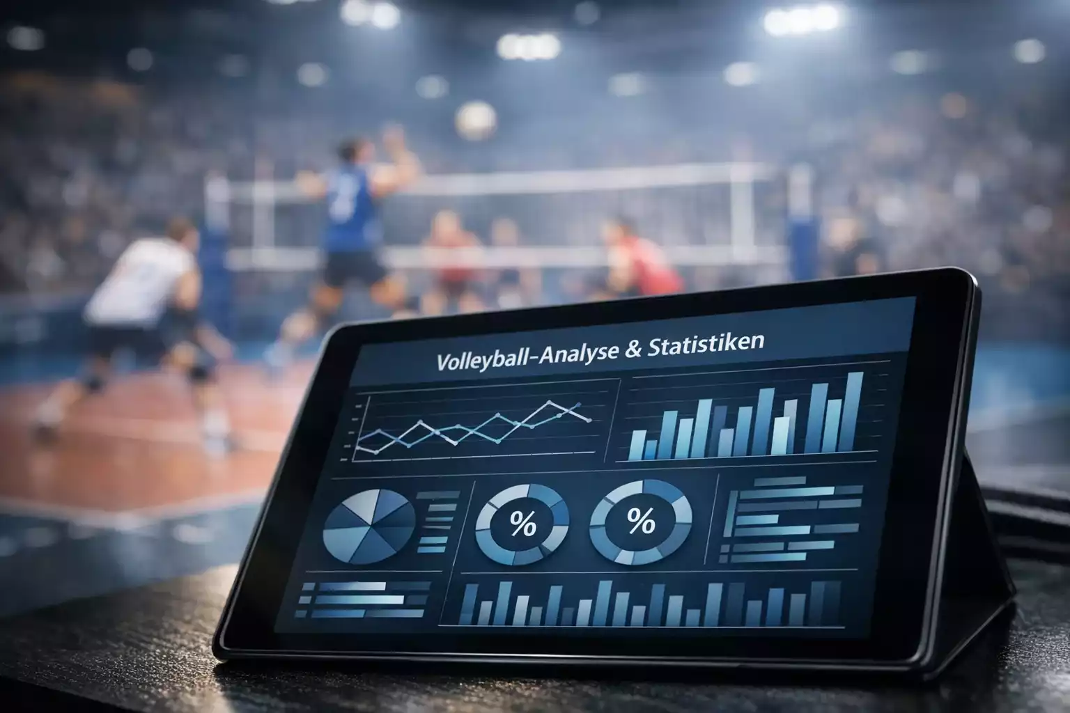 Volleyball-Spielanalyse mit Statistiken und Quoten